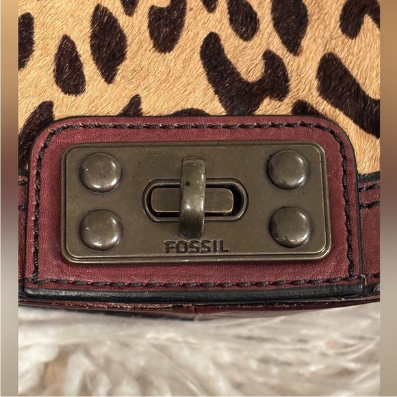 Fossil Leather Crossbody Saddlebag
Leopard Print Calf Hair Flap - Picture 5 of 15